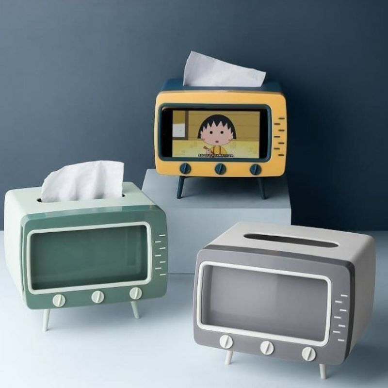 Tempat Tissue Model Tv Box