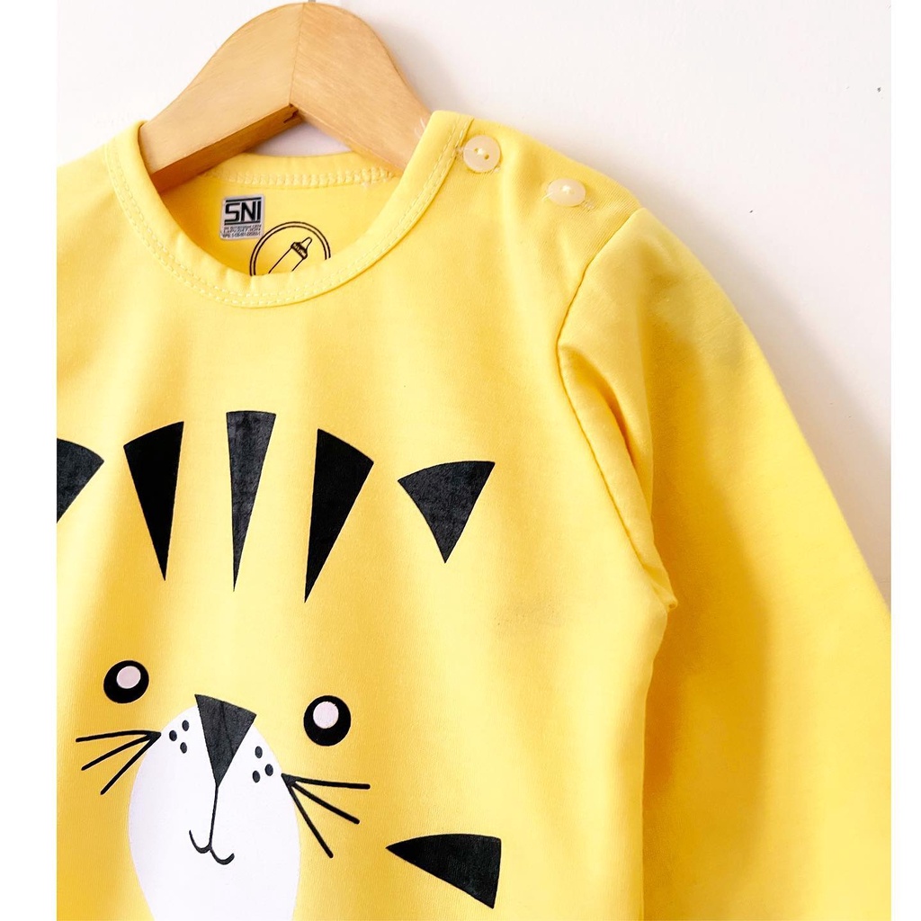 ZODIAC PYJAMAS / YELLOW CAT / BUNNY PINK PYJAMAS / PIYAMA GAJAH / DINO WORLD TSUM Baju Setelan Tidur Lucu Anak Konveksi Pakaian Bayi Perempuan Cowok Laki Cewek Terlaris Lucu