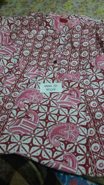 Gamis Longdress Muslim Batik Merk Hap Model Hana Murah