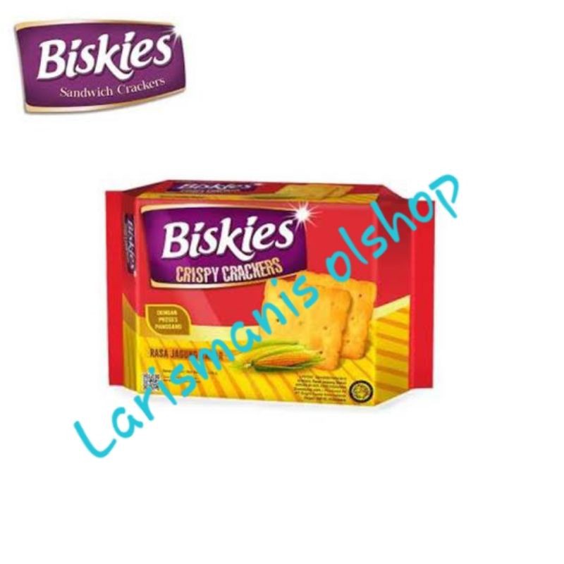 

Biskies crackres jagung bakar 72 g