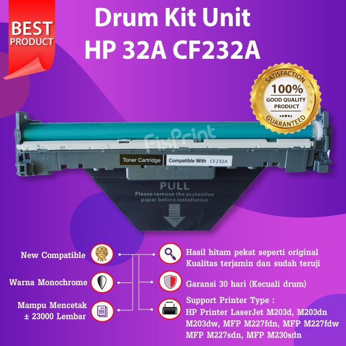 Imaging Drum Kit Toner Compatible 32A CF232A HP M203d M203dn M227fdn