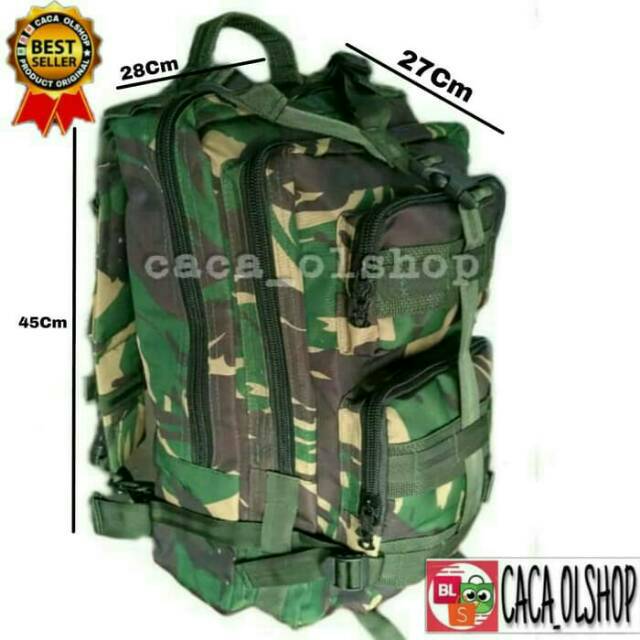 Tas/Ransel Loreng TNI/Abri Model Lebanon Standar TNI