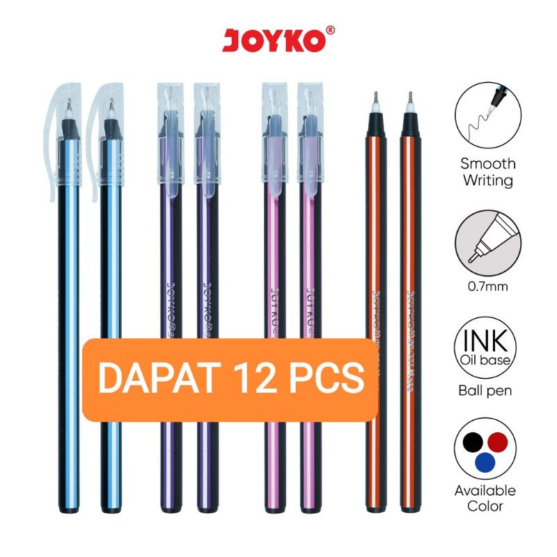 

Bolpoin Pulpen JOYKO Maze BP-327 (12pcs)