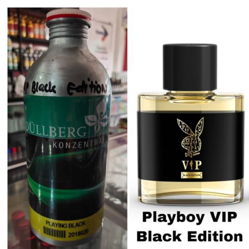 bibit parfum dulberg - playing black - playboy VIP black edition original 100mg murni asli