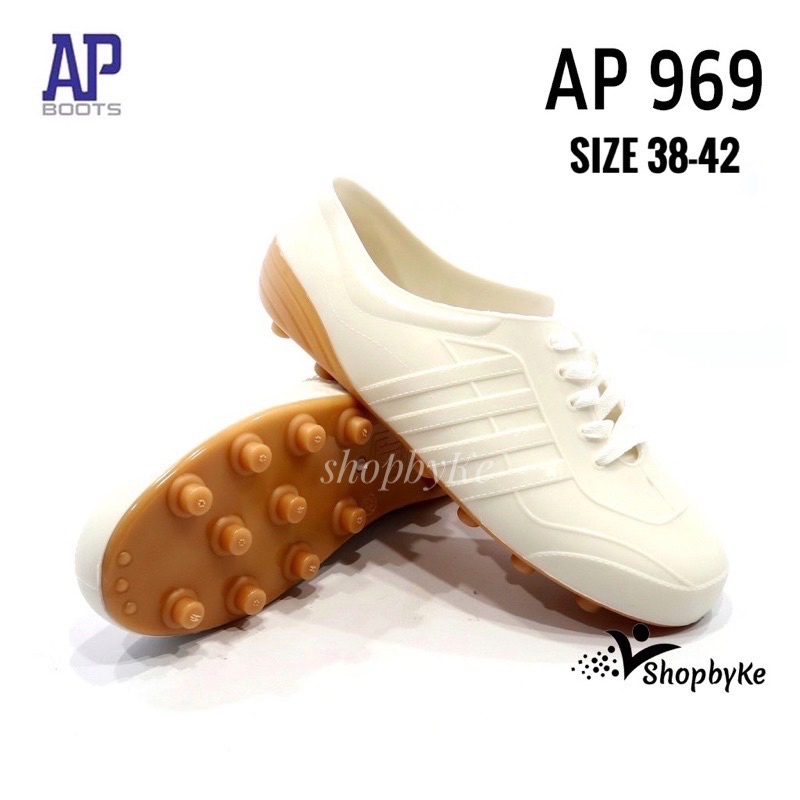 Sepatu Karet merk AP Boots Multi Fungsi- AP PUL BOLA 969 HITAM- AP PUL BOLA 969 PUTIH -  AP Boot SEPATU PETANI &amp; BERKEBUN