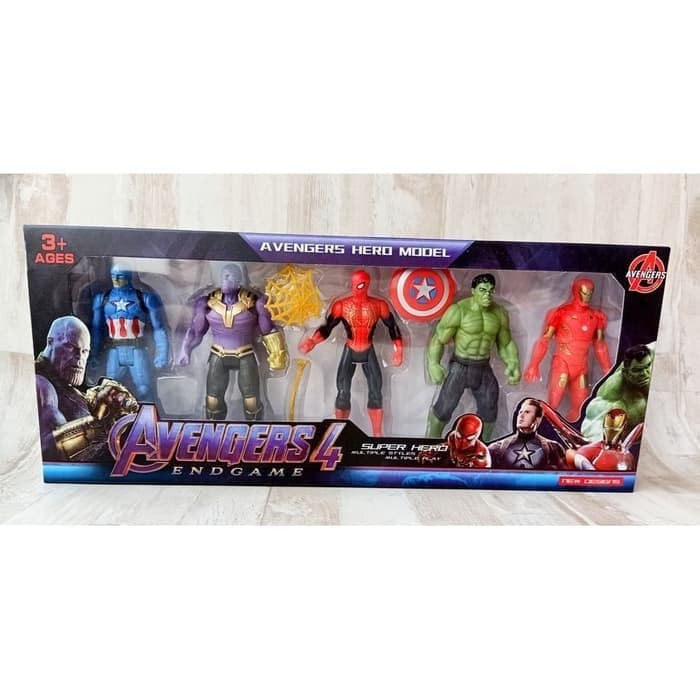 Robot AVENGERS4 1SET 5IN1 5pcs robot