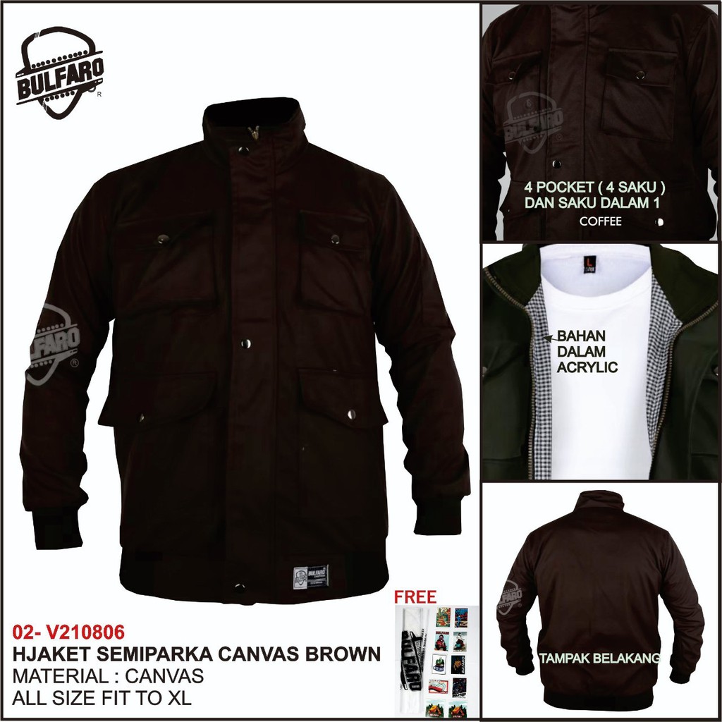 JAKET SEMI PARKA PRIA | JAKET MOTOR KEREN | JAKET GUNUNG KEREN | JAKET SEMI PARKA