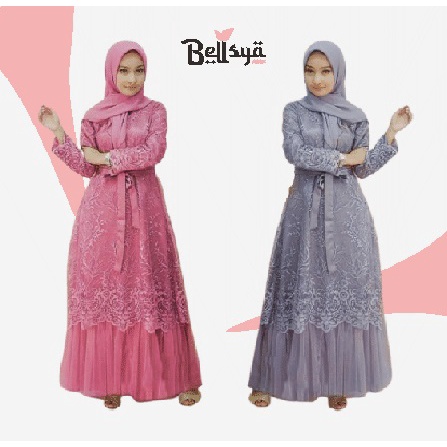[READY JUMBO ] TERMURAH REAL PICTURE BAYAR COD GAMIS SYAR'I AINUN SET HIJAB GAMIS MUSLIMAH GAMIS RES