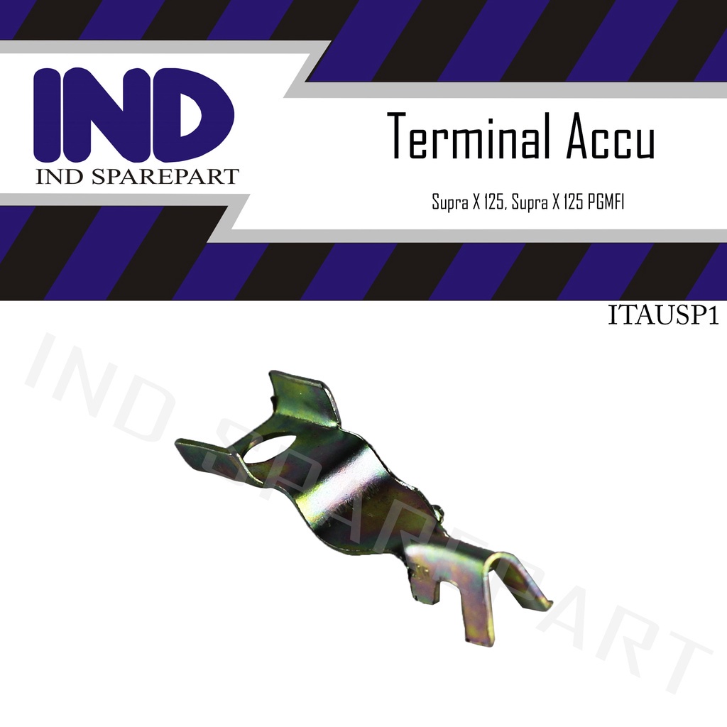 Skun Kabel Terminal Aki-Terminal Accu Kotak Motor Universal Supra X 125-PGMF/ Supra Fit New/Karisma-