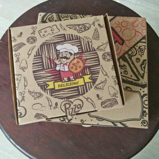 

Eceran Pizza Box 20 x 20 x 4,5 - Kotak Pizza/Kardus Coklat/Hampers