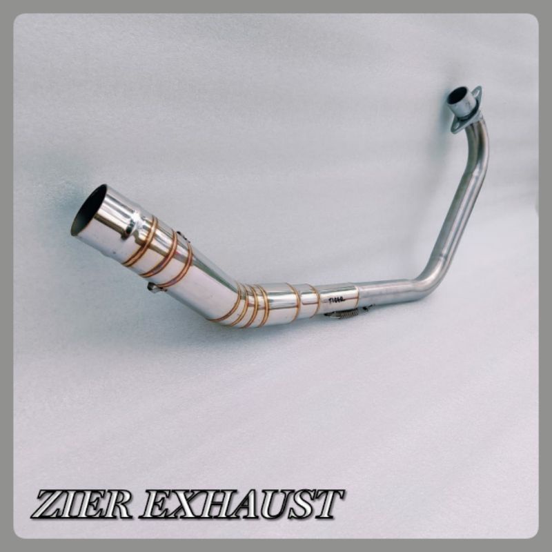 pipa leher knalpot racing HONDA TIGER REVO/LAMA semi stainles