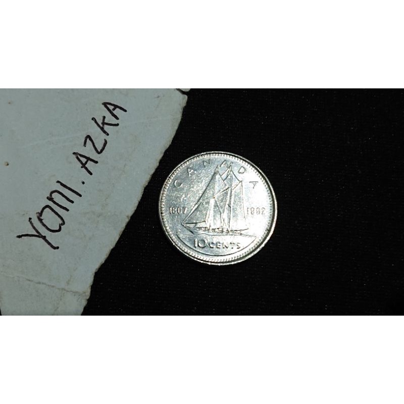 koin asing 10 sen#cent canada