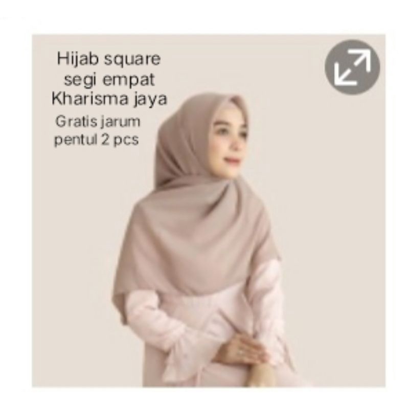hijab square segi empat kharisma jaya 115cm*115cm.