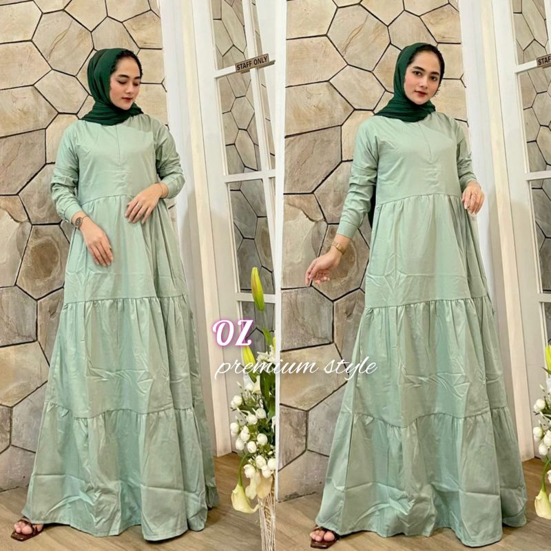 Gamis katun premium by New OZ Original