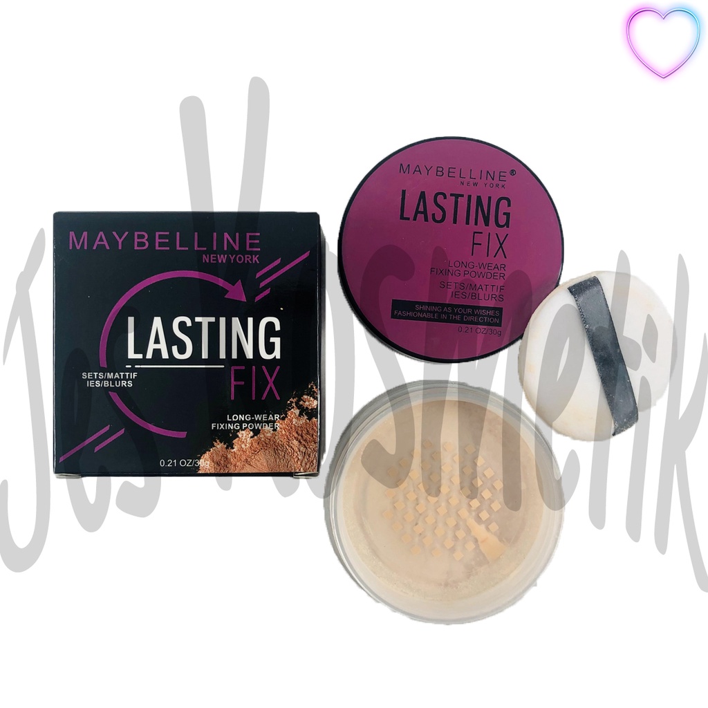 MYB Bedak Tabur Lasting Fix Make Up Mac Transparent Finishing / Grosir Kosmetik / Lusinan