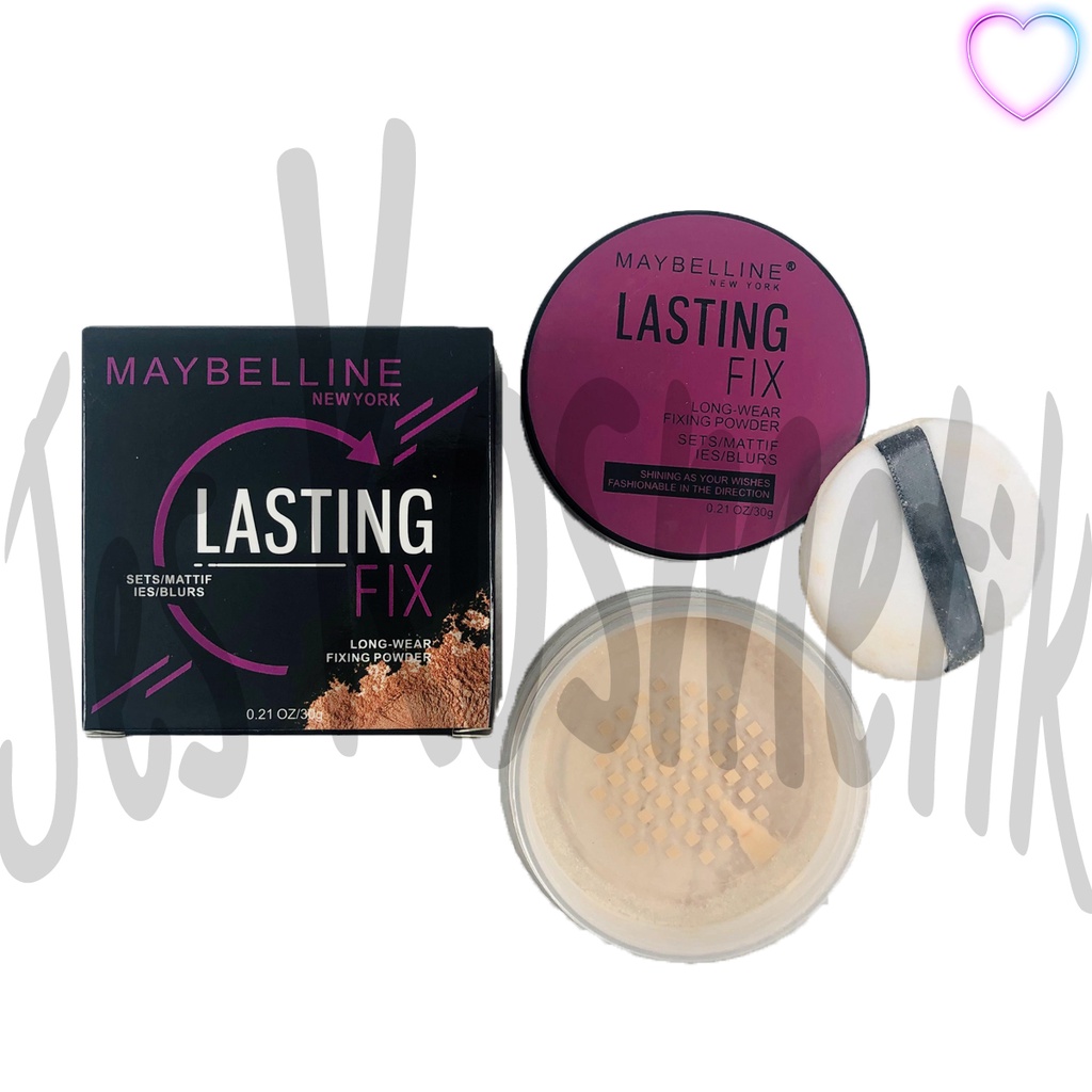 MYB Bedak Tabur Lasting Fix Make Up Mac Transparent Finishing / Grosir Kosmetik / Lusinan