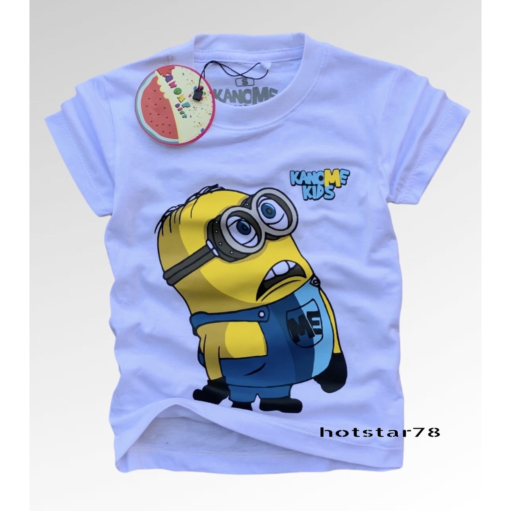 Baju Kaos Distro Anak Laki Laki 1-12 Tahun Bahan Cotton 30s