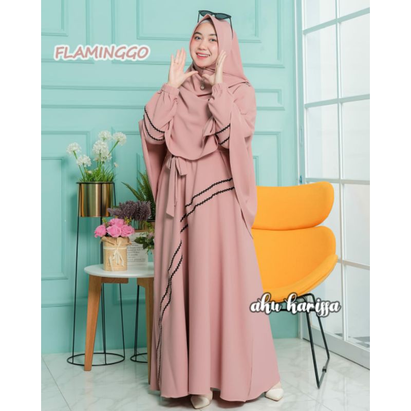 GAMIS AKU  KARISSA ANANDA original muslim fashion terbaru 2021 syari muslimah fashion hits murah