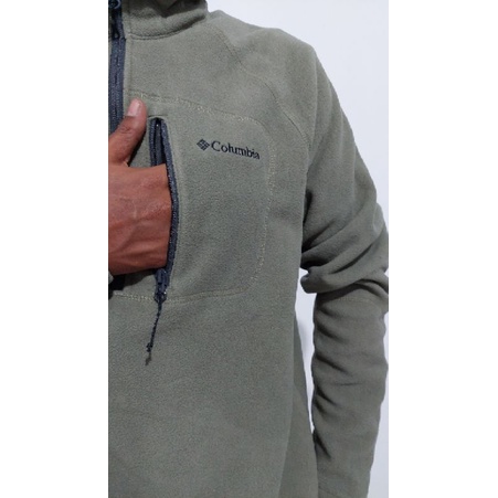 Jaket Columbia Polar Gunung - COLUMBIA FAST TREK  Half zip JACKET polar fleece  - Jaket Gunung Pria Wanita outdoor