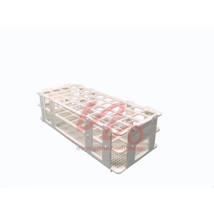 CHN.A1989-25 RAK TABUNG REAKSI PLASTIK DIA.25MM (3X8) 24 LUBANG ORIGINAL - BISA COD