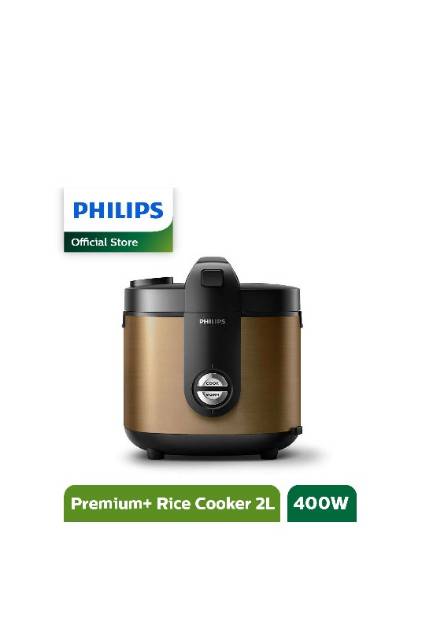 PHILIPS Magic Com Rice Cooker 2L HD3138 . BODY STAINLESS . BARU BERGARANSI RESMI