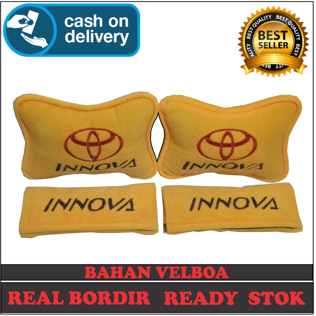 Bantal mobil INNOVA Headrest mobil aksesoris kode 7543