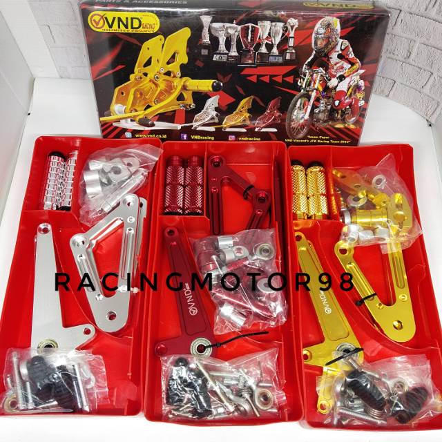 UNDERBONE NINJA 150 R NINJA RR VND FOOTSTEP DEPAN UNDERBONE NINJA R RR VND NON DICS TROMOL MODEL DKT