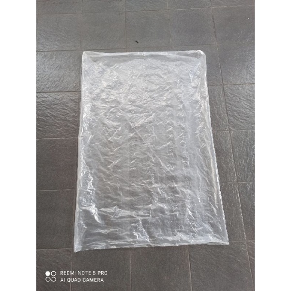

1 Lembar | Plastik BEKAS 80x115 cm Bahan TEBAL & Bersih, Untuk bungkus bean bag dan lainnya