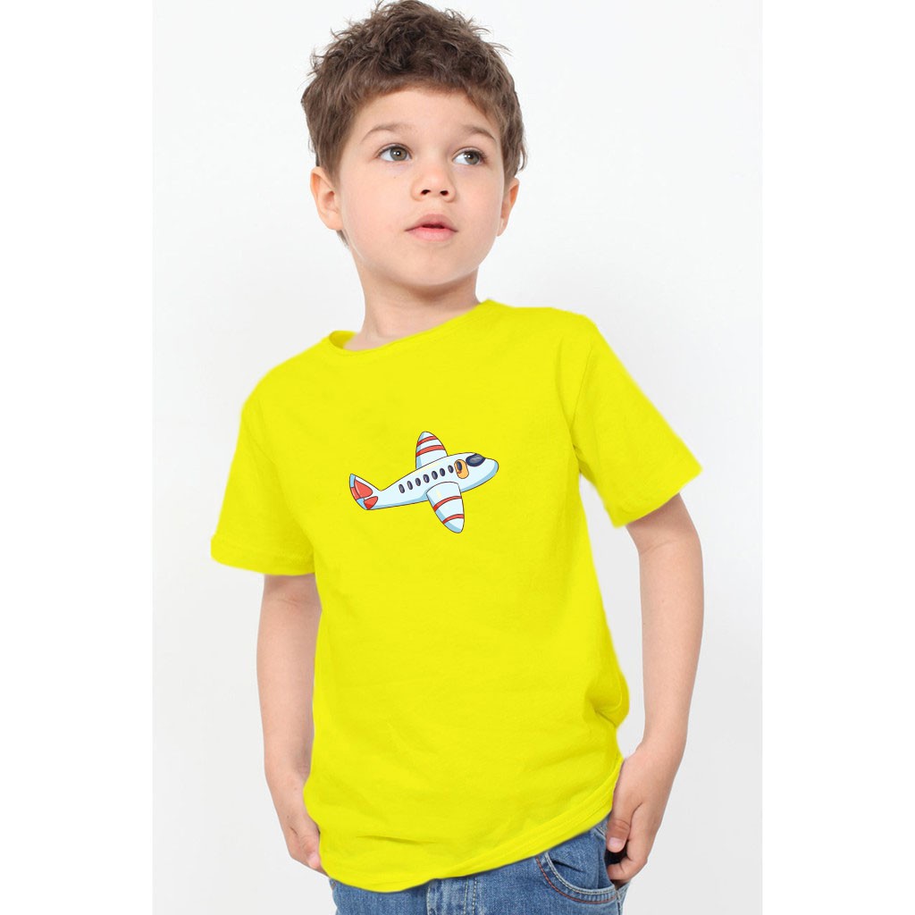 YOURSTYLE1119 - KAOS AIRPLANE / KAOS ANAK PESAWAT  / KAOS ANAK /KAOS ANAK KATUN 24S