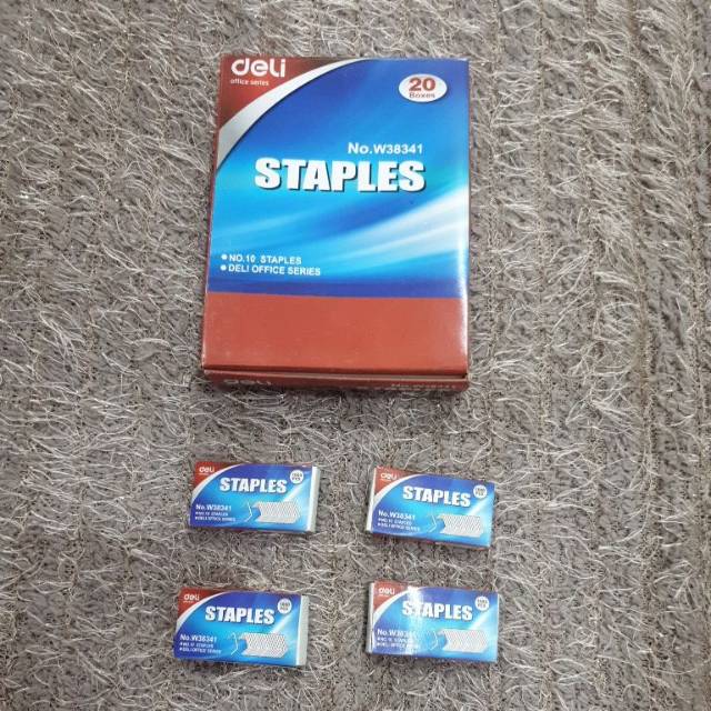 

Isi staples Deli no 10 isi 20 dos