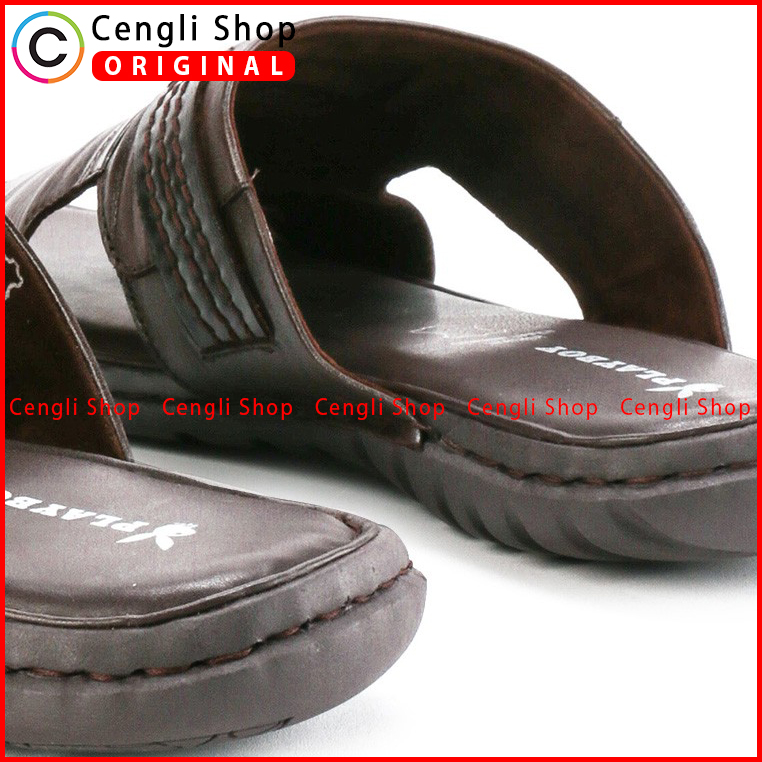 PLAYBOY SANDAL KULIT CASUAL PRIA BRANDED ORIGINAL TERBARU PLI4