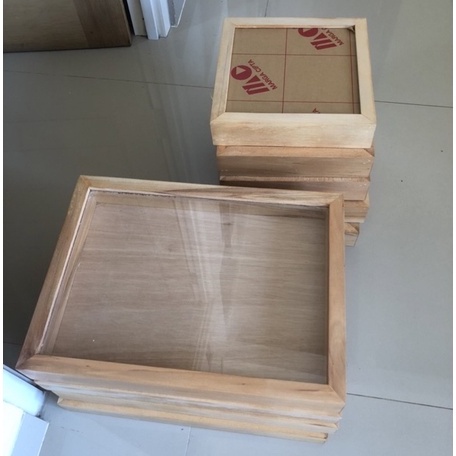 Frame Mahar Pernikahan Frame Mahar Kayu Kaca Akrilik Ab