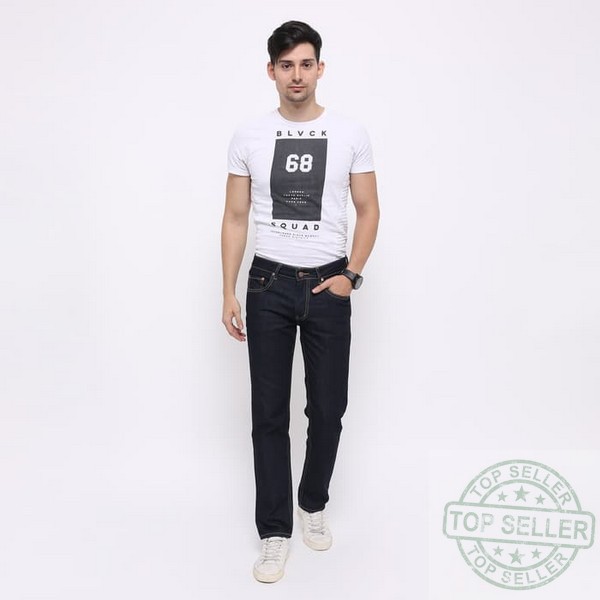 (Celana Murah) Edwin Celana Jeans EDW-0801-560 Regular Fit Pria Panjang Biru Tua - Biru, 29 |DXT