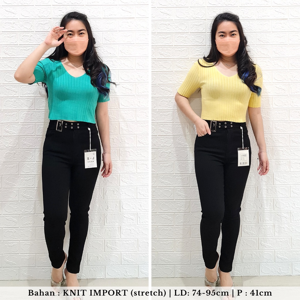 3306 azalea knit crop import