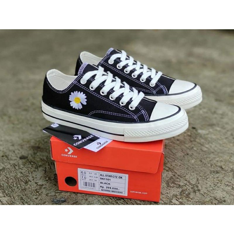 Converse 70s Peaceminusone Low Black White Premium