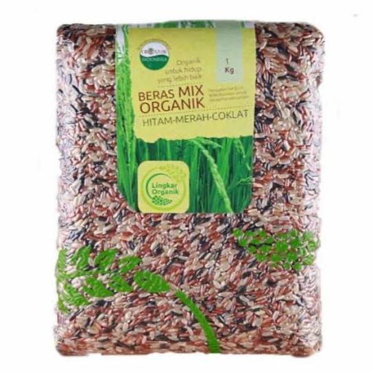 

Promo Awal tahun Beras Mix Lingkar Organik 1 kg kemasan vacumm Diskon