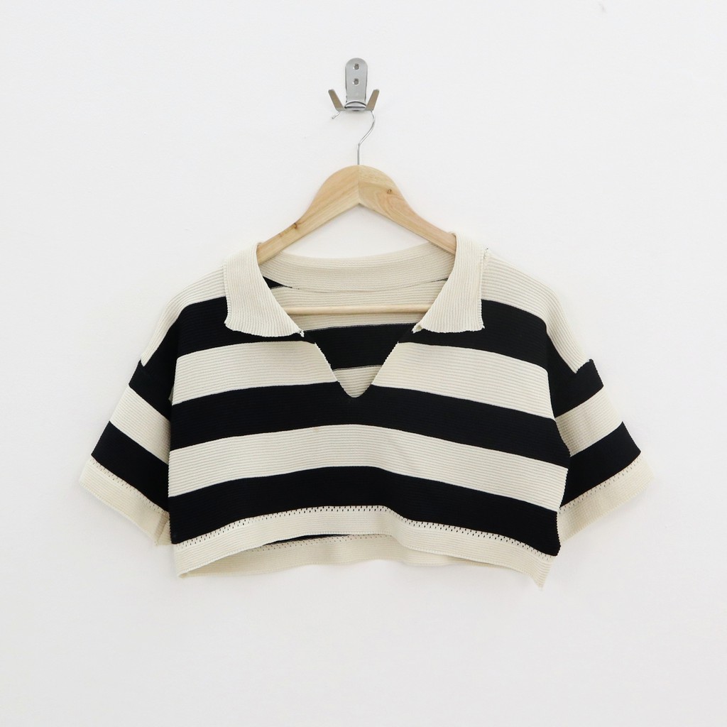 Dean crop top knit -Thejanclothes