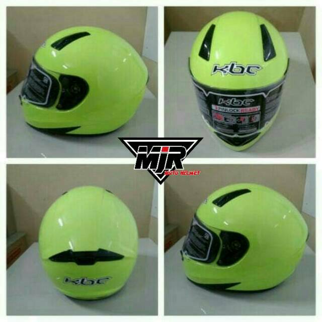 Helm KBC VK Solid – Yellow Fluo