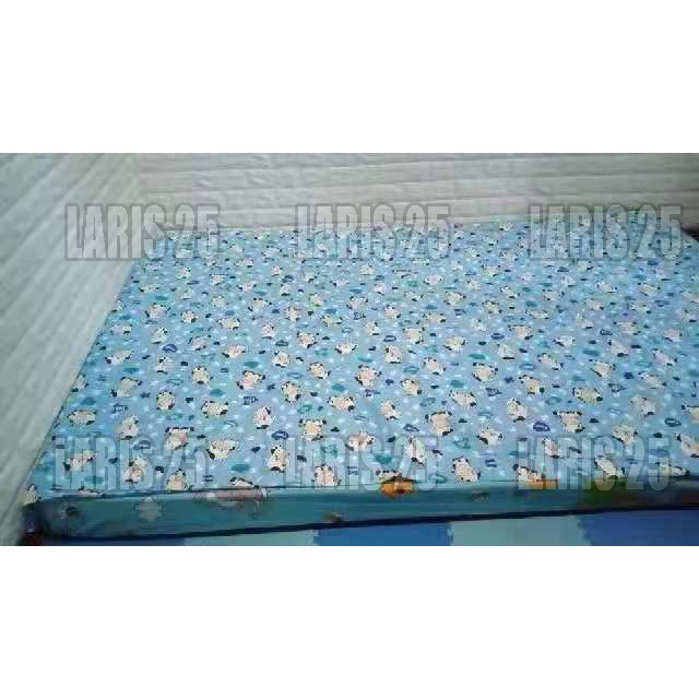 TERMURAH BAHAN KAIN TERLARIS KATUN MIKROTEX MOTIF SAPI UTK SPREI GORDEN PIYAMA PER 0,5M DAN 1M