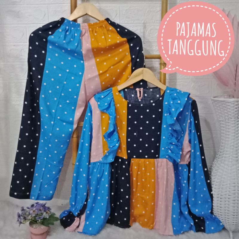 Setelan PAJAMAS ANAK Tanggung Rayon Babydoll 9 - 11 tahun / One set tanggung dan remaja