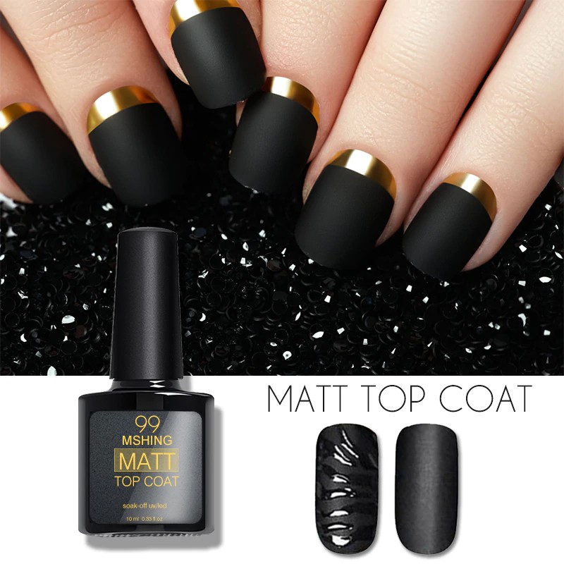 Mshing 8ml Matte Top Coat And Base Foundation Gel Polish Uv Led