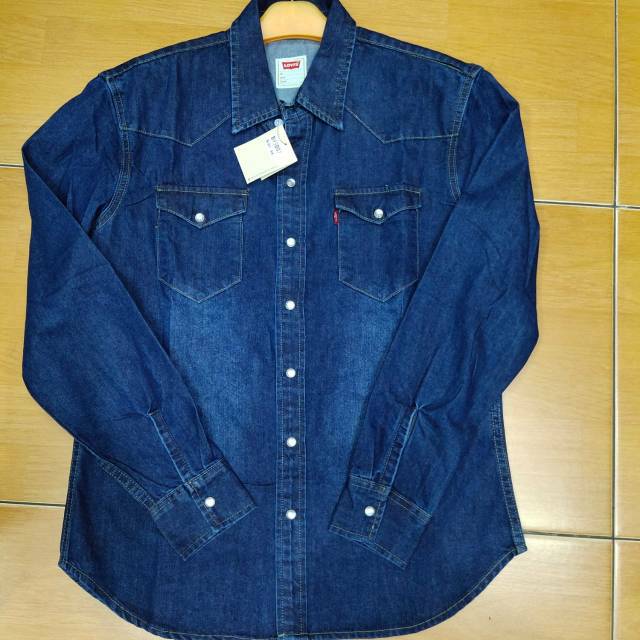Kemeja panjang pria Levis import original