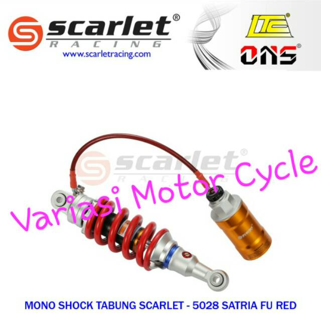 shockbreaker tabung pisah satria fu scarlet / shock tabung pisah fu scarlet /shock tabung  satria fu
