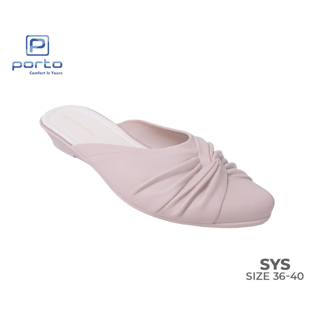 (COD) Sandal Kasual Wanita Jelly Karet Krut Porto SYS