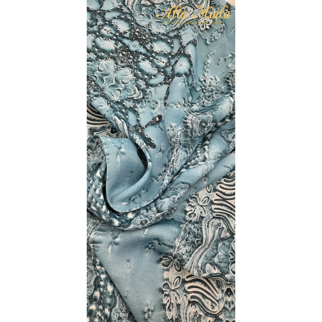 

Alta Moda Linen Motif Fancy Abstract Water Blue Kain (1 M)