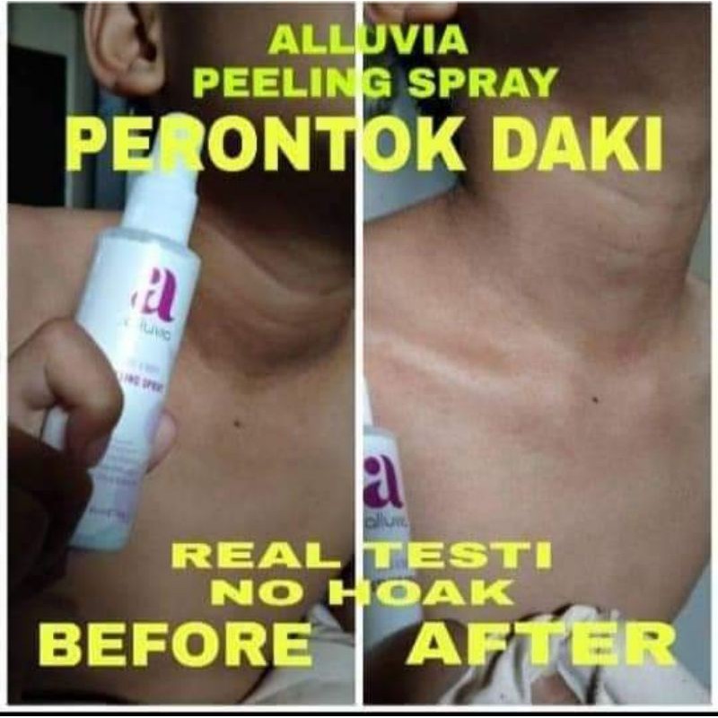 Alluvia peeling spray