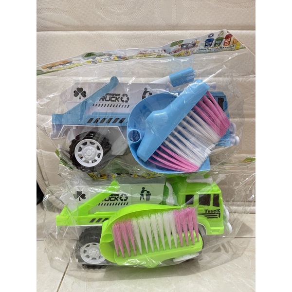 Mainan Anak-Mainan Mobil Truk Bak Sampah Jumbo dan Perlengkapan Kebersihan AK 18