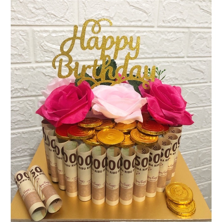 

MONEY CAKE / KUE UANG / BIRTHDAY CAKE / KOREAN CAKE / KUE ULANG TAHUN