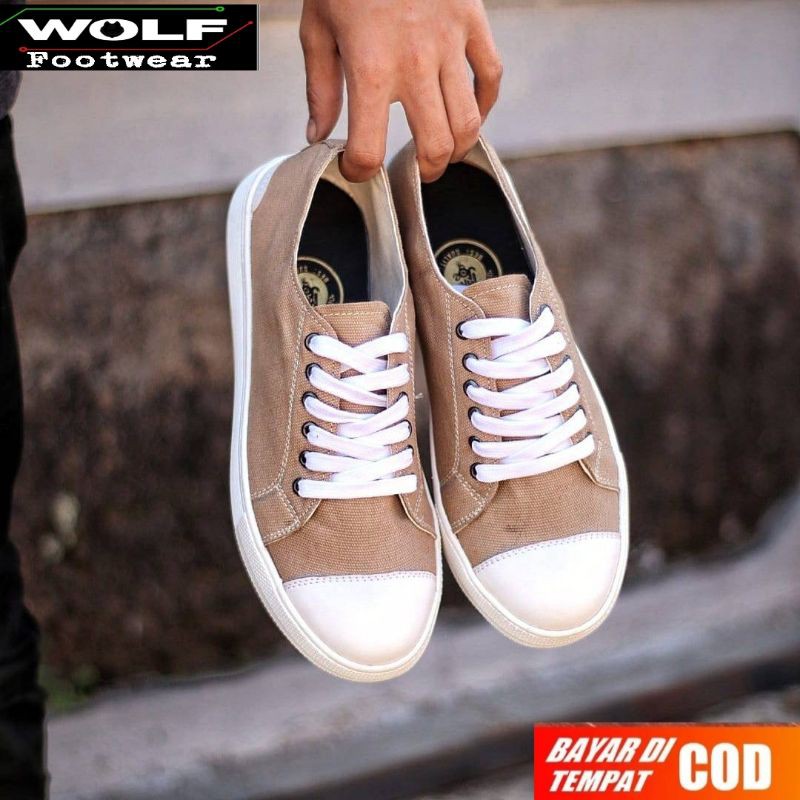 WOLF x CLASS - Sepatu Sneakers Kulit Casual Joe TwoTube ORIGINAL MR. Joe HanMADE