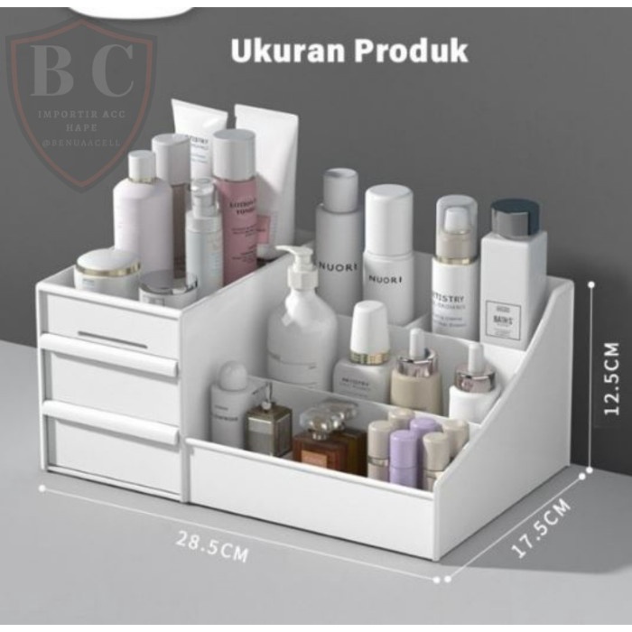 RAK KOSMETIK KOTAK MAKE UP STORAGE ORGANIZER TEMPAT PENYIMPAN COSMETIC